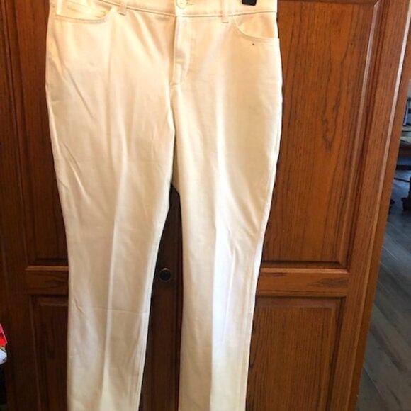 Chaps Ivory colored jeans size 10 - Picture 1 of 4